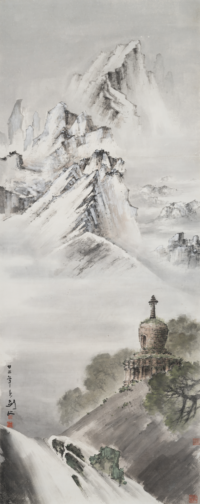高劍父〈喜馬拉雅山〉